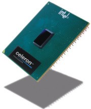 Intel Celeron II - man beachte die geringe Die-Gre.